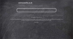 Desktop Screenshot of mistressmelika.co.uk